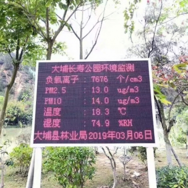 濕地公園負氧離子監(jiān)測系統(tǒng)